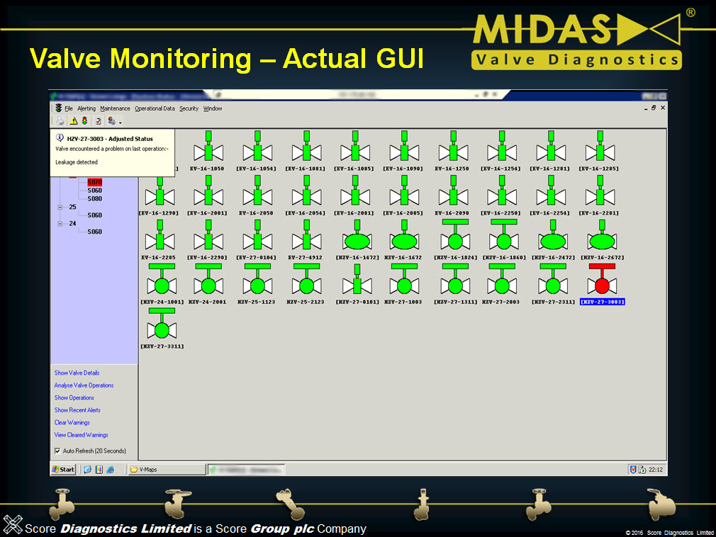 Example Of Software Accompanying Midas Sensor